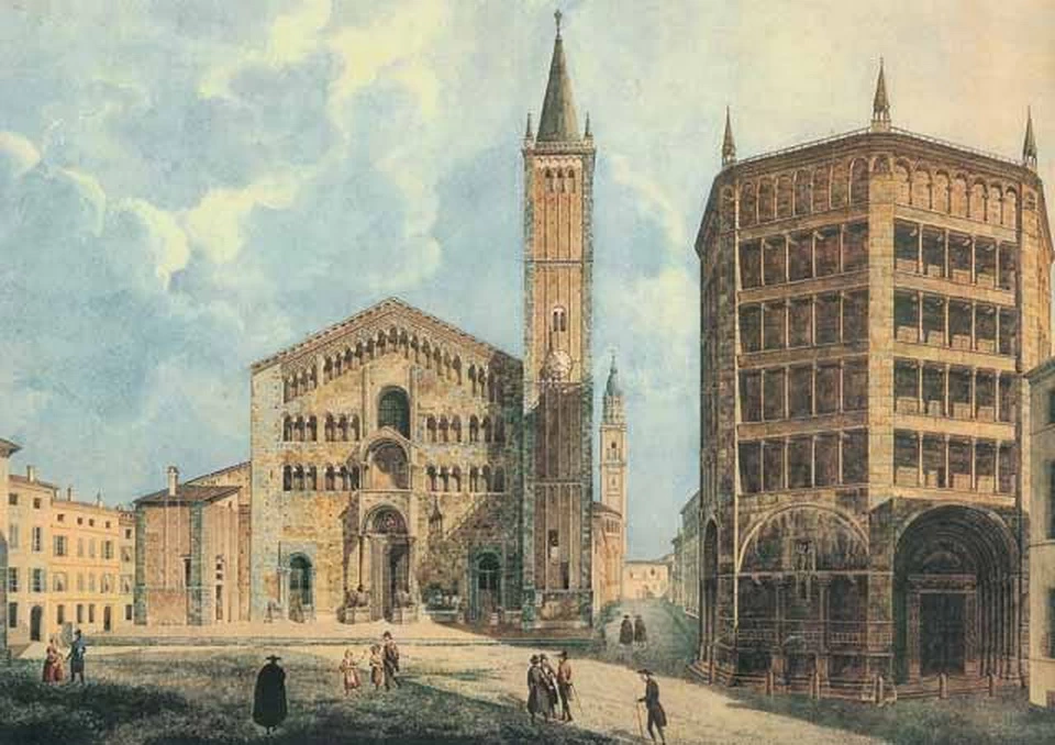 Piazza del Duomo a Parma